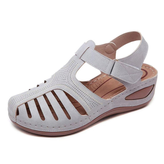 Sandały rzymskie w stylu retro Lidia Sek Codzienny komfort