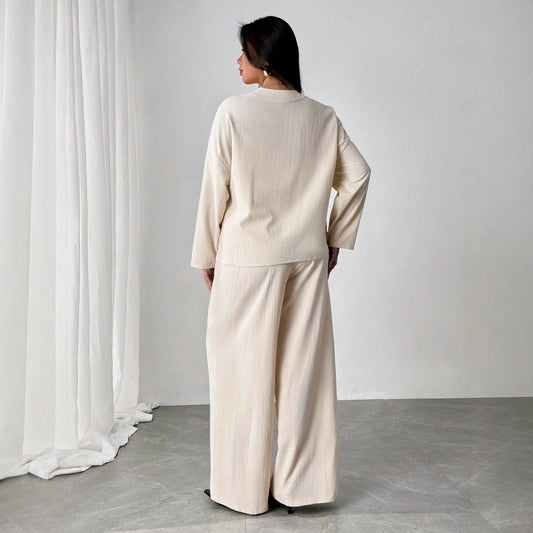 Elegancki komplet wypoczynkowy Apricot Lidia Sek Womenswear