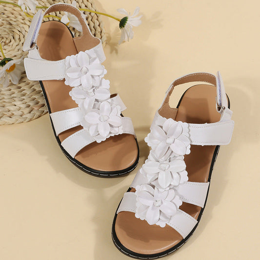 Sandały na koturnie Floral Comfort Lidia Sek
