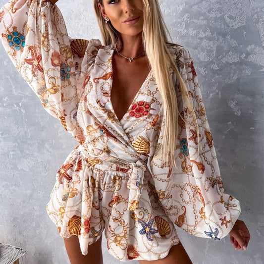 Boho Chic Lidia Sek Tropical Jumpsuit Set