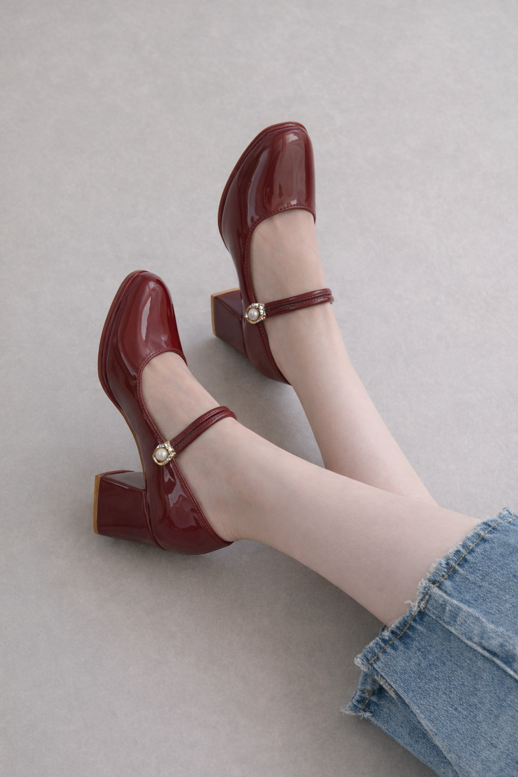 Retro Mary Jane High Heels od Lidia Sek