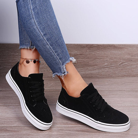Codzienny komfort Lidia Sek Canvas Flat Sneakers