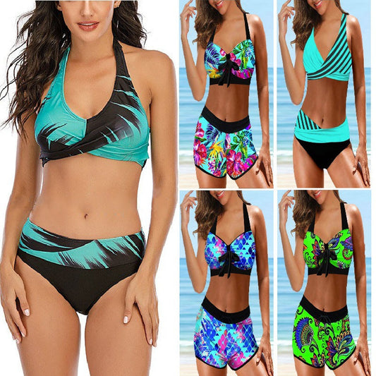 Kolorowy nadruk Lidia Sek Bikini Swimsuit