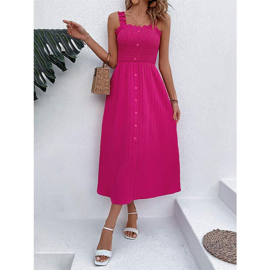 Sukienka Chic Rose z wysokim stanem od Lidia Sek