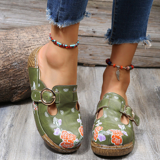 Sandały na platformie Boho Floral Lidia Sek