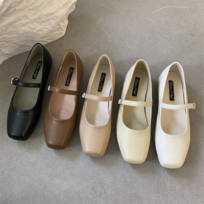 Eleganckie, codzienne buty Mary Janes Lidia Sek na niskim obcasie