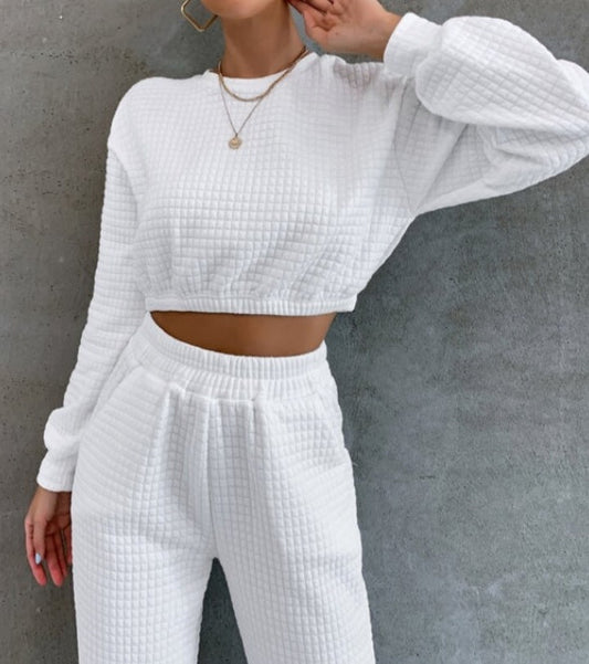 Textured Cozy Lidia Sek Women’s Lounge Set