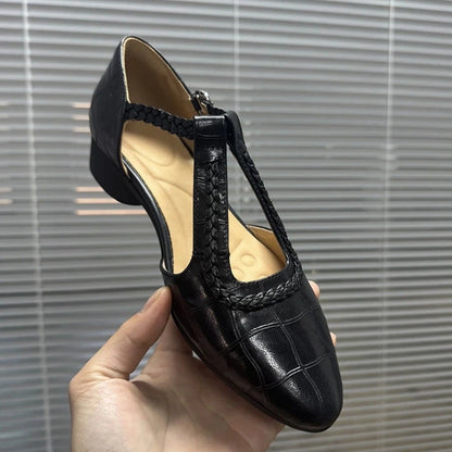 Retro Mary Jane Chunky Heels od Lidia Sek
