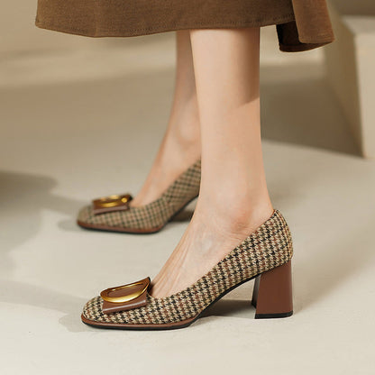 Chic Bow Metal Heels by Lidia Sek