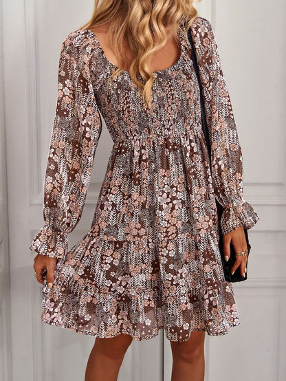 Sukienka boho z kwiatowym nadrukiem Lidia Sek