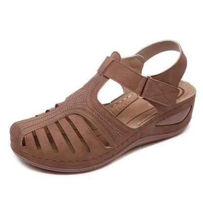 Sandały rzymskie w stylu retro Lidia Sek Codzienny komfort