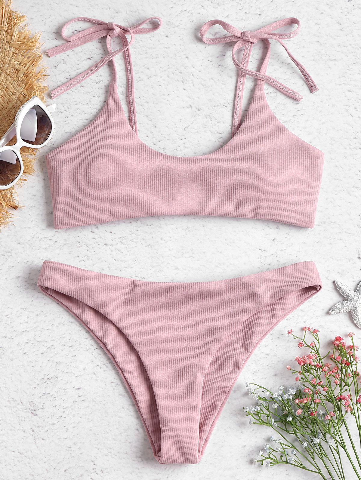 Odważne bikini bez ramiączek z niskim stanem marki Lidia Sek