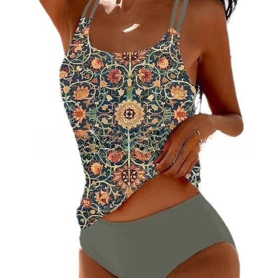 Retro bikini z wysokim stanem od Lidia Sek