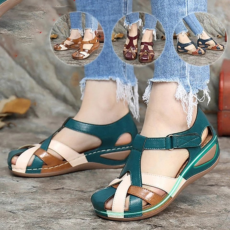 Comfort Wedge Sandals by Lidia Sek for Everyday Wear