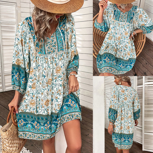 Boho Floral Lidia Sek Summer Dress