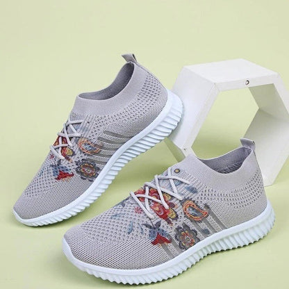 Pinterest-Inspired Lidia Sek Flower Mesh Sneakers