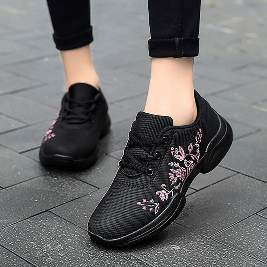 Breathable Lidia Sek Floral Mesh Sneakers