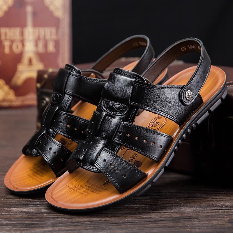 Classic Comfort Lidia Sek Men's Cowhide Sandals