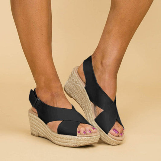 Chic Wedge Sandals by Lidia Sek