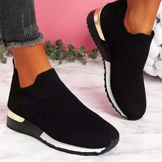 Chic Mesh Slip-On Sneakers by Lidia Sek