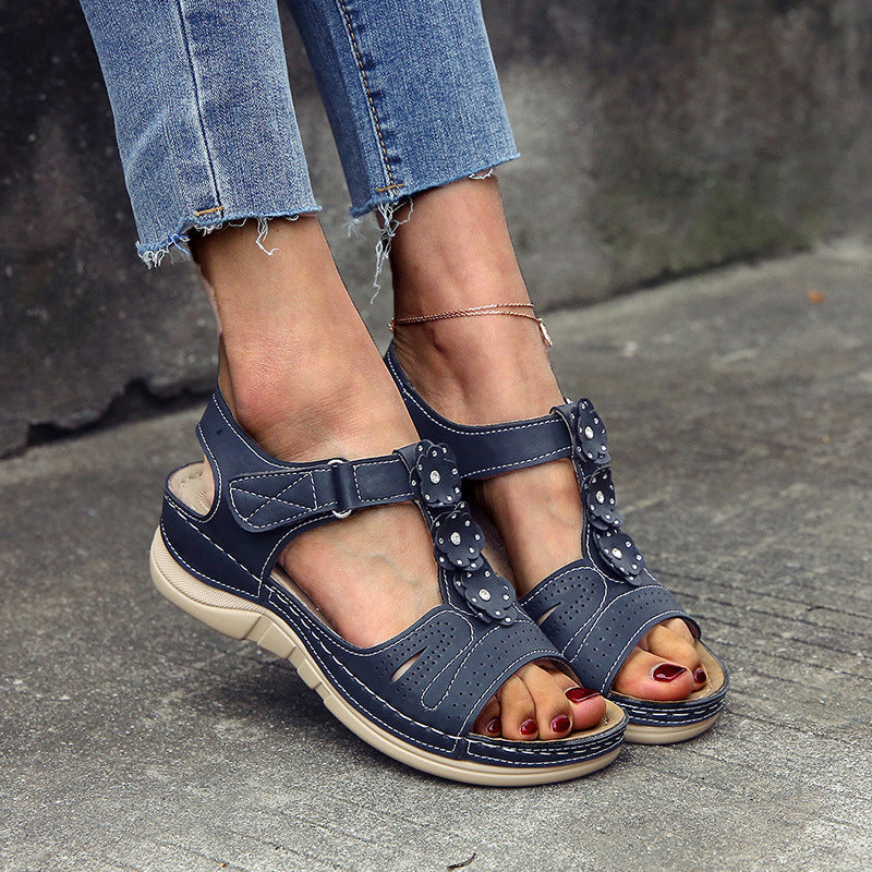 Pinterest-Inspired Floral Sandals by Lidia Sek