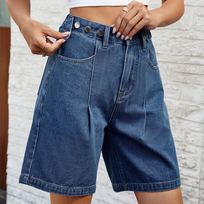 Adjustable Waist Denim Shorts Lidia Sek Women’s