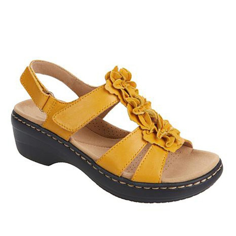 Sandały na koturnie Floral Comfort Lidia Sek