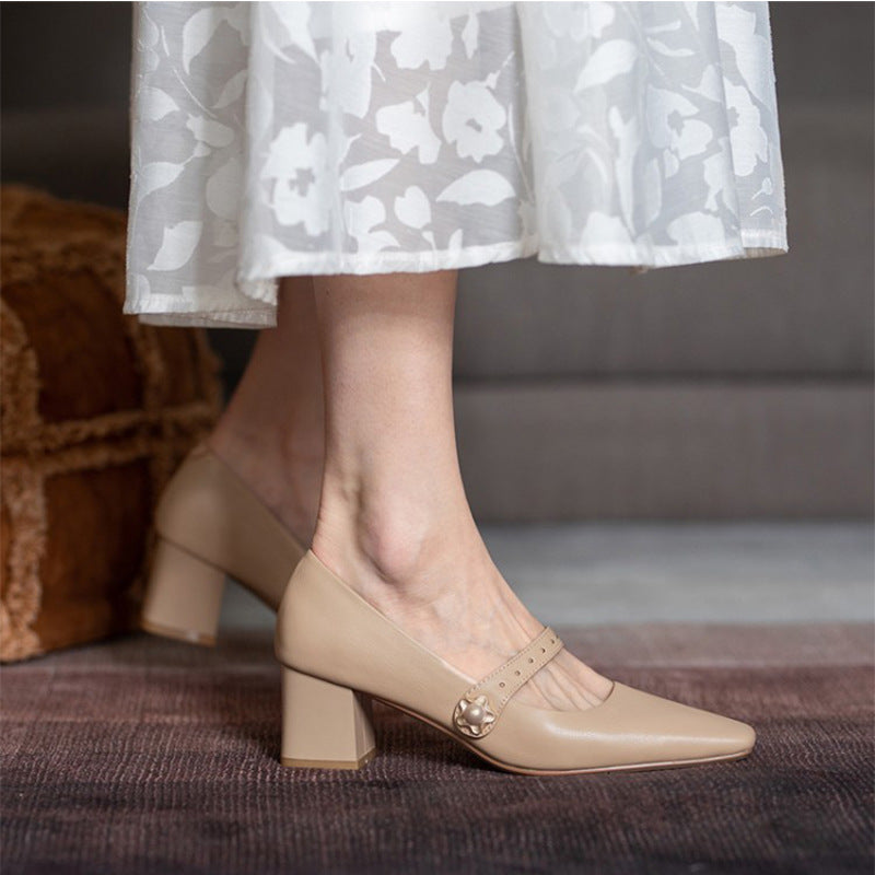 Classic Mary Jane Heels by Lidia Sek