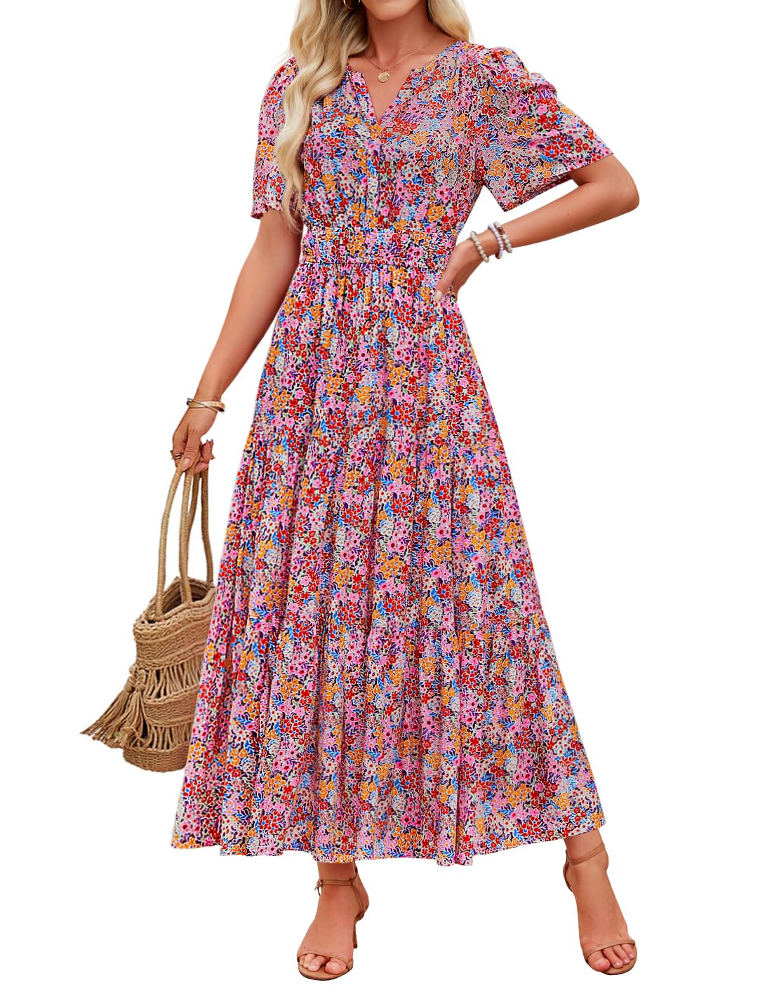 Sukienka maxi w kwiaty Lidia Sek Summer Comfort