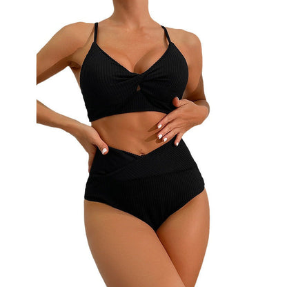 Elegancki, dwuczęściowy kostium kąpielowy Lidia Sek Bikini w paski