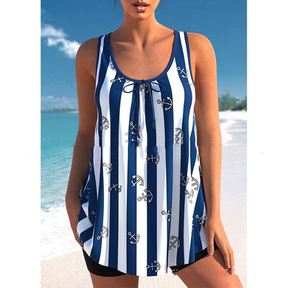Eleganckie bikini w dużym rozmiarze z nadrukiem Lidia Sek