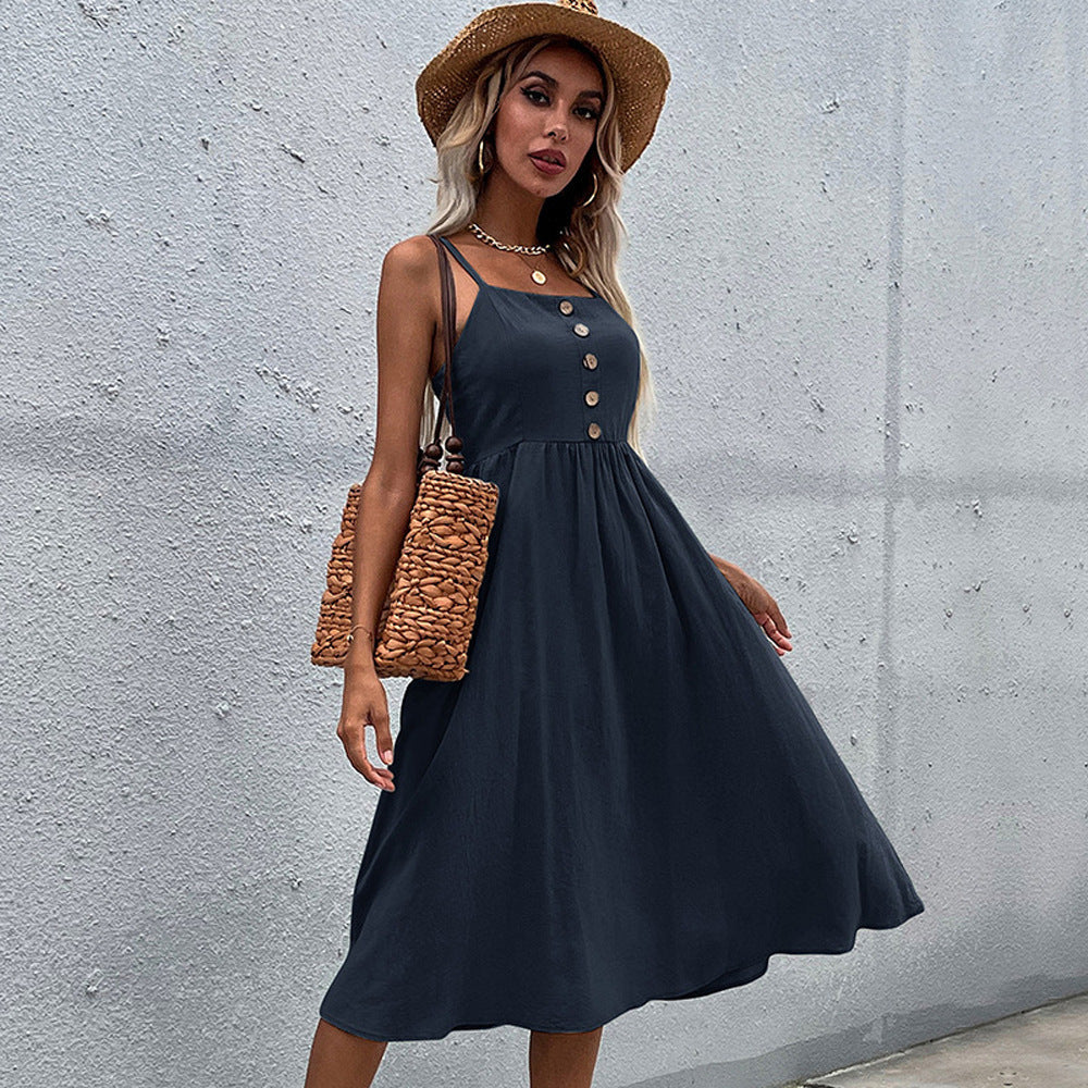 Elegancka sukienka midi z kolekcji Lidia Sek Summer Collection