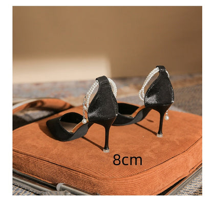 Eleganckie sandały Lidia Sek Stiletto z klamrą