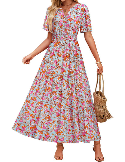 Sukienka maxi w kwiaty Lidia Sek Summer Comfort