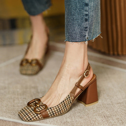 Vintage Block Heel Pumps Lidia Sek