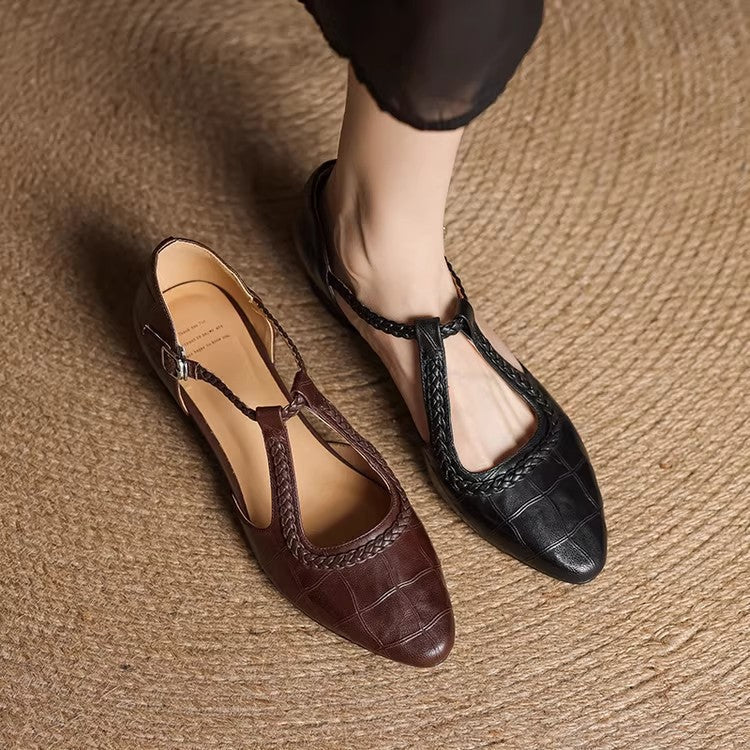 Retro Mary Jane Chunky Heels od Lidia Sek