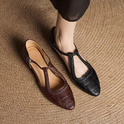 Retro Mary Jane Chunky Heels od Lidia Sek