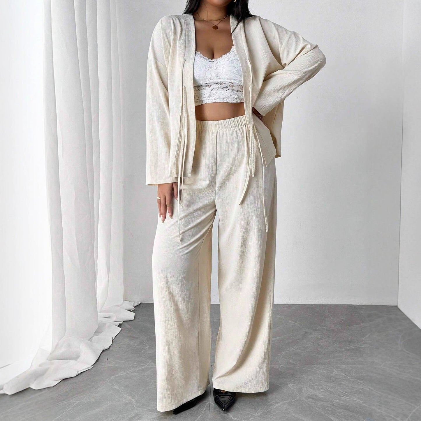 Elegancki komplet wypoczynkowy Apricot Lidia Sek Womenswear