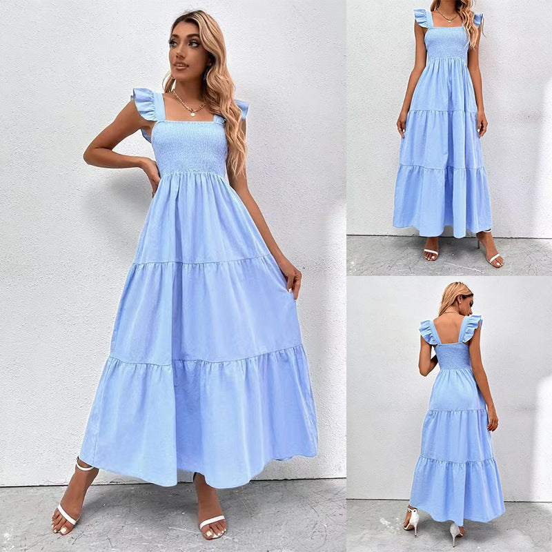 Chic Ruffle Maxi Dress by Lidia Sek