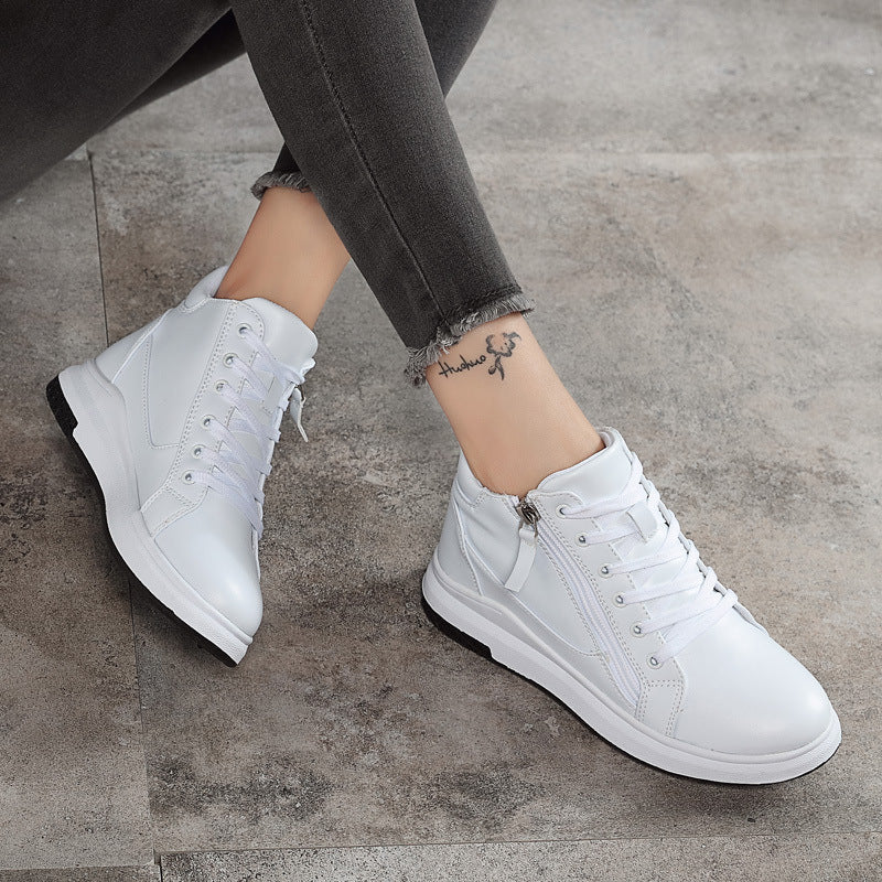 Eleganckie skórzane trampki Lidia Sek Board Shoes