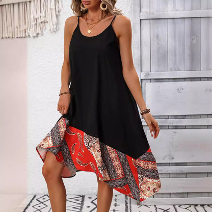 Elegancka sukienka z nadrukiem od Lidia Sek