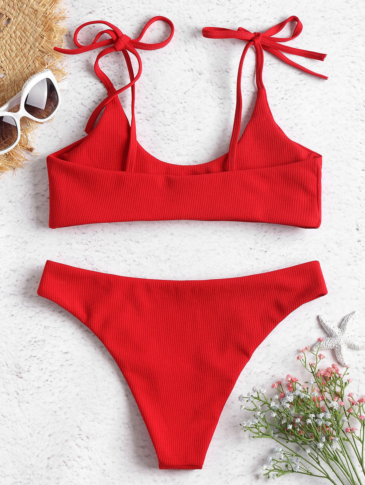 Odważne bikini bez ramiączek z niskim stanem marki Lidia Sek