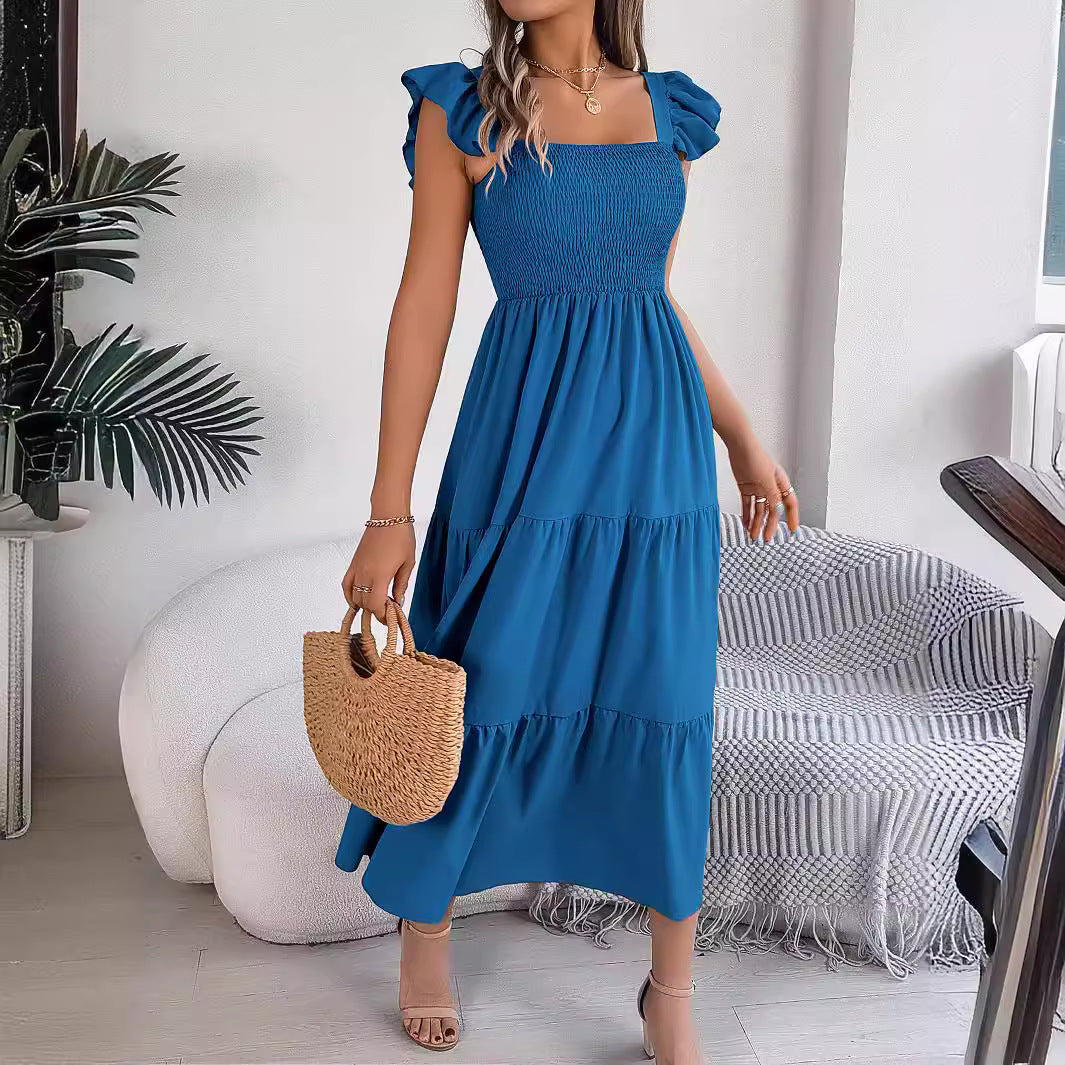 Elegant Lidia Sek Sleeveless Midi Summer Dress