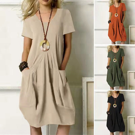 Effortless Cotton Linen Dress Lidia Sek