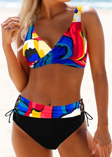 Żywe bikini z wysokim stanem marki Lidia Sek