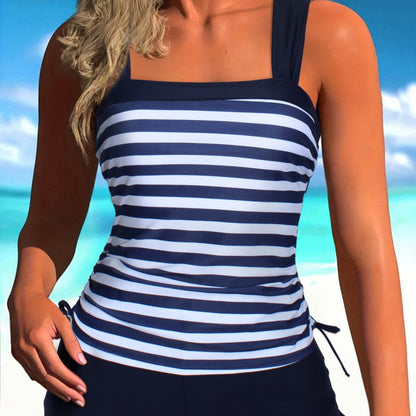 Bokserki bikini w paski plus size marki Lidia Sek