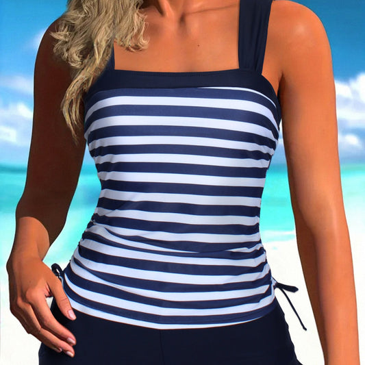 Bokserki bikini w paski plus size marki Lidia Sek