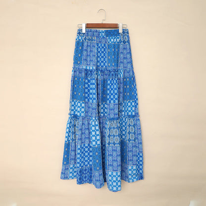 Spódnica maxi Lidia Sek z nadrukiem w stylu boho