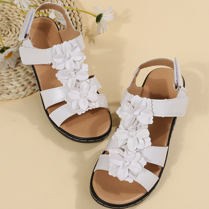 Sandały na koturnie Floral Comfort Lidia Sek