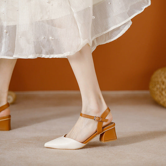 Chic Block Heel Pumps by Lidia Sek